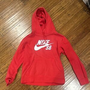 Nike SB Red Pullover Hoodie